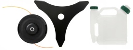 Motocoasă pe benzină KraftDele KD5041, 53 cc, 2 timpi, 46 cm, cu cap trimmy și disc pentru iarbă deasă - Img 10
