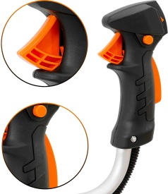 Motocoasă pe benzină MaxRom BC530B cu sistem anti-vibrații, 52 cc, 2,5 CP, ham inclus și accesorii pentru tuns iarbă și vegetație densă - Img 12