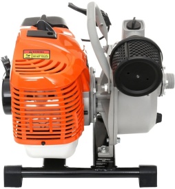 Motopompă de apă pe benzină KraftDele KD5060 Debit 300 L/min Conexiune 1 inch, Motor 2 timpi, Autoamorsantă, Cadru protecție oțel - Img 7