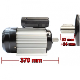 Motor electric monofazic 3 kW 2850 rotatii 230V 24mm B-ACE2850401FN – Kraft&Dele