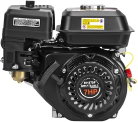 Motor pe benzină 7 CP KraftDele KD638, ax 20 mm, 210 cmc, pornire manuală pentru utilaje și echipamente de lucru - Img 3