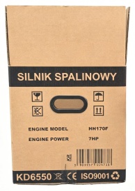 Motor termic pe benzină KraftDele KD6550, 7 CP, 210 cmc, arbore orizontal 19 mm, 4 timpi pentru utilaje și echipamente - Img 12