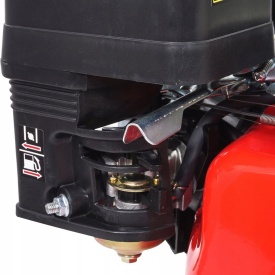 Motor termic pe benzină VERKE 6,5 CP, 4 timpi, ax 19 mm, 196 cmc, pentru compactoare, motoutilaje și echipamente de construcții - Img 11