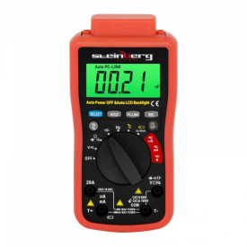 Multimetru digital cu citire temperatură cu USB SBS-DM-1000USB STEINBERG 10030398 - Img 2