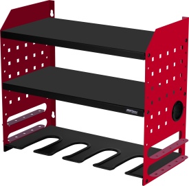 Organizer de perete pentru scule și unelte KraftDele KD3230, 3 niveluri, construcție din oțel pentru atelier și garaj - Img 7
