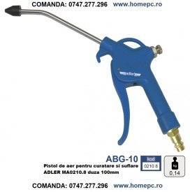 Pistol de aer pentru curatare si suflare ADLER MA0210.8 duza 100mm – Kraft&Dele