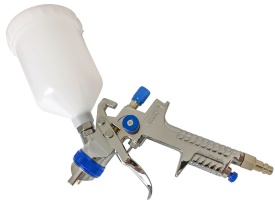 Pistol de vopsit pneumatic HVLP VERKE H-888P, duză 1,5 mm, rezervor 600 ml, pentru lucrări de vopsire precise și uniforme - Img 2