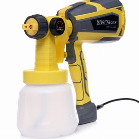 Pistol electric de vopsit KraftDele KD1656, 500W, rezervor 1000 ml, 3 duze pentru acoperire uniformă - Img 5