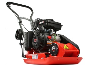 Placă compactoare 48kg MAR-POL MP-60 M79510 – motor OHV, forță 8.2kN, adâncime 20cm, covor cauciuc și roți incluse - Img 4