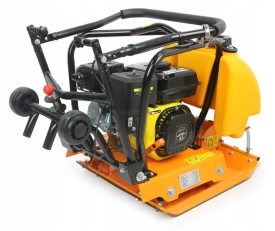 Placă compactoare 80kg MAR-POL M79511 – 6.5 CP, forță centrifugală 15kN, adâncime 30cm, motor OHV, sistem anti-vibrații, roți transport noi - Img 6