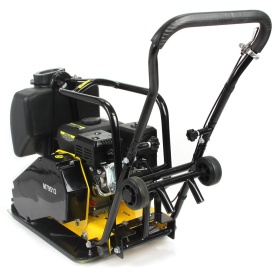 Placă compactoare 85kg MAR-POL M79513 – 6.5 CP, forță centrifugală 15kN, adâncime 30cm, sistem anti-vibrații, roți transport - Img 3
