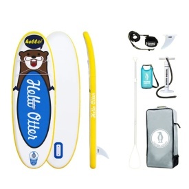 Placă de paddle SUP pentru copii FunWater Tuxedo Sailor 2,4m (albastră) - Img 9