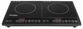 Plită cu inducție dublă KraftDele KD4167, 2000 W, 2 zone de gătire, panou tactil, 4 moduri de lucru și timer - Img 7