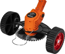 Podkaszarka akumulatorowa KraftDele KD5129 21V 1000W cu 2 acumulatori 2Ah, 11000 rpm, cap reglabil și roți de ghidare - Img 10