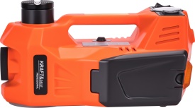 Podnoșnik auto electric 12V KraftDele KD1367 cu compresor, lanternă LED și valiză, capacitate ridicare 5T - Img 3