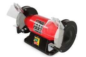 Polizor de banc Mar-Pol M79201, 1900W, piatre 200x32x32 mm, 230V, pentru ascuțire, șlefuire și curățare în atelier - Img 7