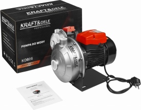 Pompă de apă 800W KraftDele KD806 – 80L/min, 25m refulare, 6m aspirație, pompă grădină 1,25” - Img 11