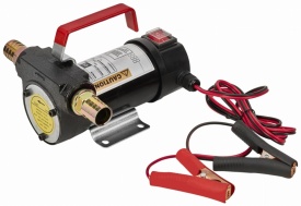 Pompa electrică 12V pentru transfer motorină și ulei KraftDele KD1159, portabilă, cu filtru extern și alimentare la acumulator - Img 3