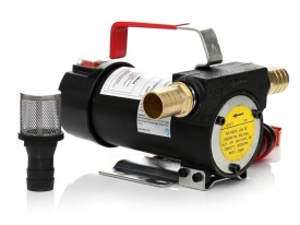 Pompa electrică 24V pentru transfer motorină și ulei KraftDele KD1160, portabilă, cu filtru extern și valvă - Img 9