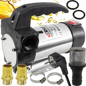 Pompa electrică de transfer ulei și motorină 230V, 180W, debit 50 l/min, MaxRom V80169