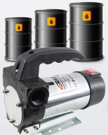 Pompa electrică de transfer ulei și motorină 230V, 180W, debit 50 l/min, MaxRom V80169 - Img 11