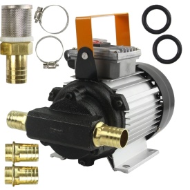Pompa electrică pentru ulei motor și motorină Mar-Pol M79928 DBY-70, 750W, debit 30 l/min, 230V - Img 5