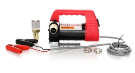 Pompă electrică portabilă 12V KraftDele KD1168 pentru transfer motorină, ulei și kerosen, cu filtru extern și supapă - Img 9