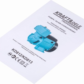 Pompă hidrofor pentru apă curată KraftDele KD813, 750W, debit 55 l/min, înălțime de refulare 60 m - Img 7