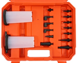 Pompă manuală de vacuum cu vacuummetru VERKE pentru diagnosticare auto, testare sisteme BARO, PCV și EGR - Img 5