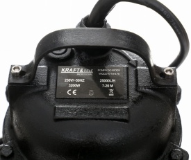 Pompă submersibilă cu tocător 3200W KraftDele KD764 – 25000L/h, apă murdară, pompă pentru fosă - Img 6