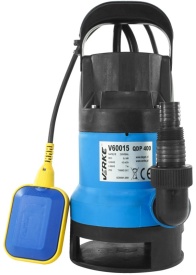 Pompă submersibilă pentru apă curată și ușor murdară VERKE QDP-400, 1 inch, cu plutitor automat, 0,40 kW, 4500 l/h - Img 7