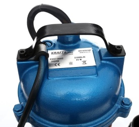 Pompă submersibilă pentru fosă cu tocător 2850W 2” KraftDele KD755 – 21000L/h, 23m refulare - Img 11