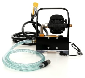 Pompa transfer motorină și kerosen KraftDele KD1163, 600W, 230V, cu contor, distribuitor combustibil portabil - Img 6