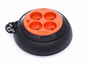 Prelungitor electric cu tambur KraftDele KD4026, cablu 6 m pentru alimentarea echipamentelor din casă, curte și atelier - Img 2