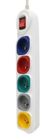Prelungitor electric KraftDele KD4008, 1,5 m, 5 prize, cu protecție la suprasarcină și siguranță pentru copii - Img 3
