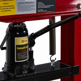 Presă hidraulică de atelier 20T KraftDele KD329, cu pompă manuală și platformă reglabilă pe 8 niveluri - Img 9