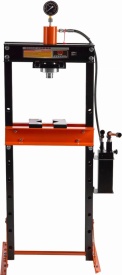 Presă hidraulică manuală de atelier 20T KraftDele KD318, cursă 190 mm, masă de lucru 485 mm - Img 4