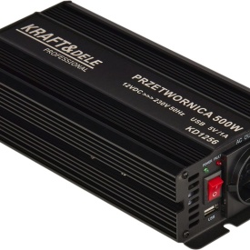 Priză mobilă 230V din baterie auto 12V, invertor sinus pur KraftDele KD1256, 500W putere continuă, 1000W vârf, cu USB