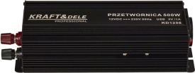 Priză mobilă 230V din baterie auto 12V, invertor sinus pur KraftDele KD1256, 500W putere continuă, 1000W vârf, cu USB - Img 6