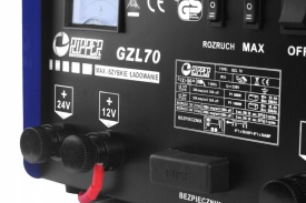 Prostownik auto Mar-Pol GZL-70 RIPPER 12V/24V cu funcție Fast Charge și asistență la pornire, 50A / 250A - Img 2