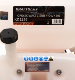 Pulverizator spalină cu presiune 20L KraftDele KD5220 pentru grădină, livadă și plantații - Img 12