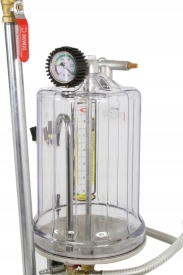 Recuperator și aspirator de ulei pneumatic 80L Mar-Pol M78305, cu vas colector și sondă pentru schimb rapid de ulei - Img 2