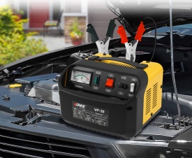 Redresor auto 12V/24V MaxRom V80017 pentru acumulatori plumb-acid, cu ampermetru și protecții la scurtcircuit - Img 7