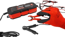 Redresor auto inteligent cu microprocesor MaxRom V80027, 6V/12V, 6A, pentru acumulatori STD, AGM, GEL și LFP - Img 3
