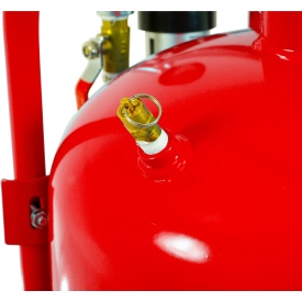 Sablator mobil cu rezervor sifon 38L VERKE, 4 duze, furtun 3 m, pentru curatare metal, garduri si piese auto - Img 9