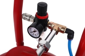 Sablator pneumatic 19L KraftDele KD5879 – aparat de sablare cu furtun și suport mobil - Img 9