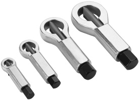 Set 4 prese tăietoare pentru piulițe KraftDele KD12505, 9-27 mm, pentru demontarea piulițelor blocate și ruginite - Img 4