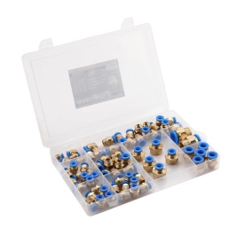 Set de 72 Cuple rapide pneumatice 4-16mm 1/8"-1/2" MXK5853 - Img 12