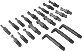 Set extractor interior pentru rulmenți KraftDele KD12511, 23 piese, pentru demontare rulmenți cu bile și cu ace - Img 5