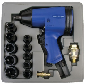 SET Pistol Impact pneumatic 354Nm 6.3 bari 1/2", ADLER AD-007Z PROFI – Kraft&Dele